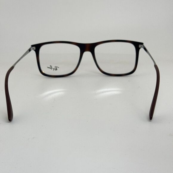 Ray Ban RB7054 5365 Unisex Matte Havana Square Eyeglasses Frames 53/17 140 H1171 - Picture 3 of 7